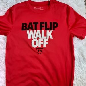 Under Armour  youth large red t-shirt